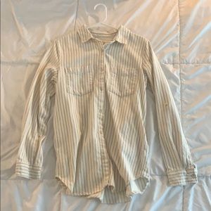 Flannel stripped button up